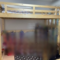 【引取先決まりました】ロフトベッド