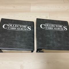 トレーディングカード用バインダー3冊(スリーブ付き)