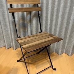 【お譲り先決定済】美品 IKEA テルノー 折り畳みチェア