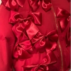 SHEIN シェイン リボン ダウンジャケット アウターの画像