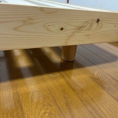 訳あり　すのこベッドの画像