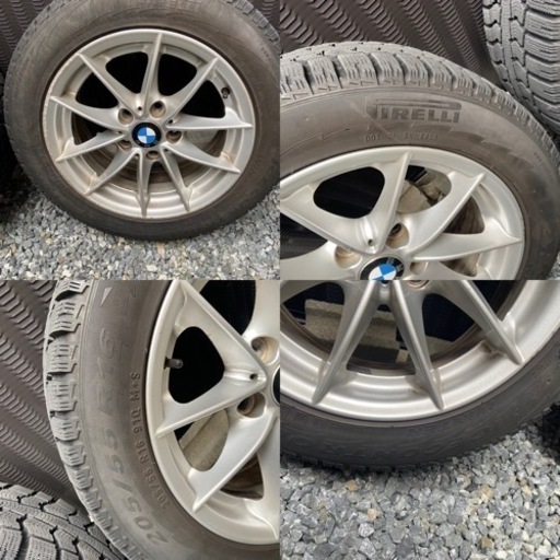 激安 BMW E91 純正ホイール　ピレリスタッドレスタイヤ　16インチ
