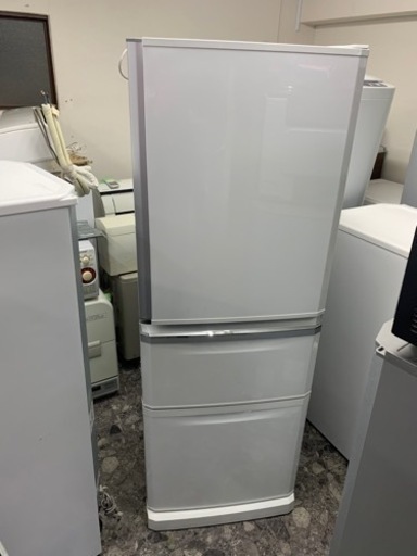 5km以内配送無料　保証付き　三菱電機 ３ドア冷凍冷蔵庫 MR-C34X-W