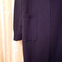 受け渡し予定決定　丈長め　カーディガン　黒の画像