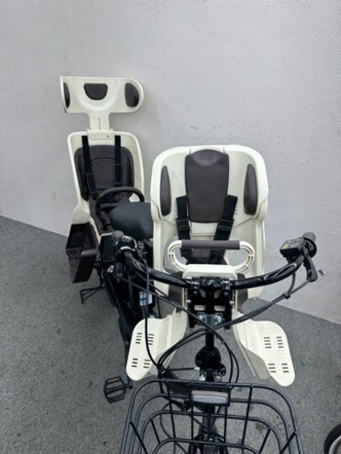 お子様入園の準備に　ヤマハパスバビー　20インチ　子供乗せ電動自転車　前後シート付き　お買い得品　人気な車種