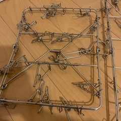 今日中に決まらなきゃ処分　無印良品　ハンガー　洗濯　角型ハンガーの画像