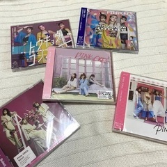 全て未開封❤︎pinkcres アルバム3枚、シングル2枚（DV...