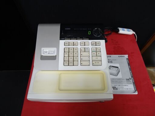 【お買い上げありがとうございました】 CASIO カシオ 電子レジスター SE-S10 ２個キー付属 レジスター　 店舗 　ekt4-07gy