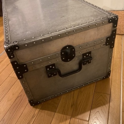 ヴィンテージ 船舶トランク ジュラルミン製