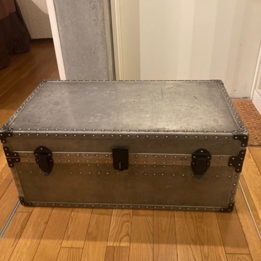 ヴィンテージ 船舶トランク ジュラルミン製