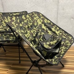 2点セット！アウトドア　キャンプ　軽量チェアー　ヘリノックス風の画像
