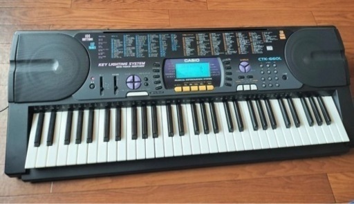 カシオ casio 電子ピアノ CTK-660L 【ケース、アダプター付】