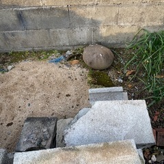 ブロック、石うすなどの画像