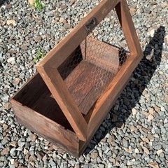 【雑貨】レトロ木箱の画像