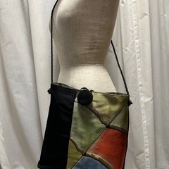 帯リメイク　ショルダーバッグ　ミニトートバッグ兼用　軽量で格安に！の画像
