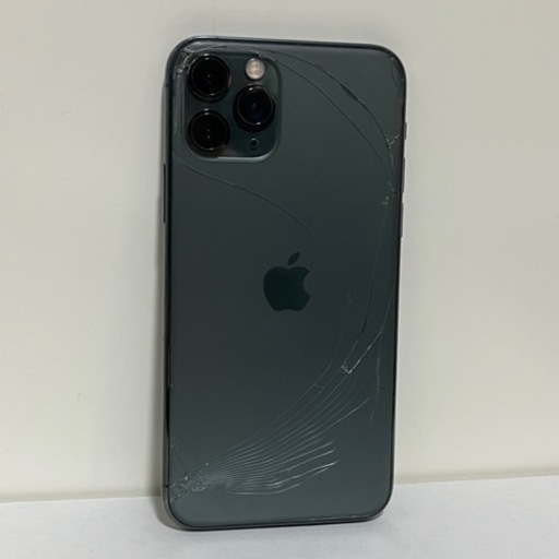 【取引完了】iPhone 11 Pro 本体 256GBミッドナイトグリーン SIM解除