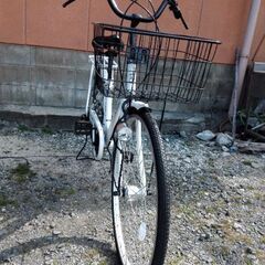 26インチシティーサイクル6段変速(3) ほぼ新品　(通勤通学に。)