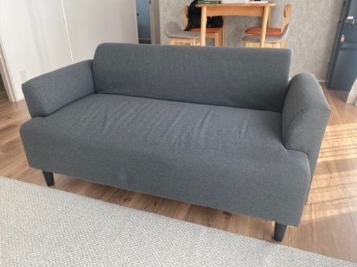 25日まで値下げ！ 2人掛けソファー　IKEA イケア　ソファ　ダークグレー