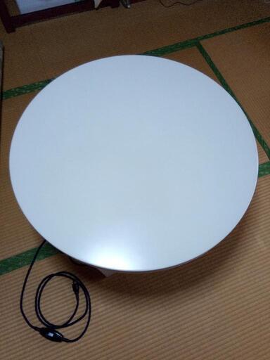 【引取先決定】まん丸テーブルこたつ　キズ汚れあり