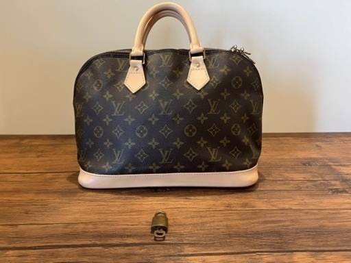 美品　LOUIS VUITTON ルイヴィトン ハンドバッグ カデナ付き モノグラム アルマPM M51130