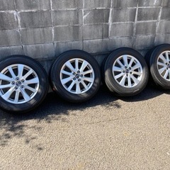 [値下げ]マツダcx5 KEEFW 純正ホイールタイヤ４本セット225/65/17