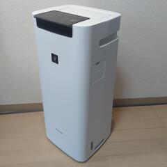 SHARP 加湿空気清浄機　2018年製　ホワイト スリム プラ...