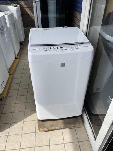 ★【ハイセンス】全自動洗濯機 2016年製 4.5kg [HW-G45E4KW]【3ヶ月保証付き★送料に設置込み】自社配送時代引き可※現金、クレジット、スマホ決済対応※