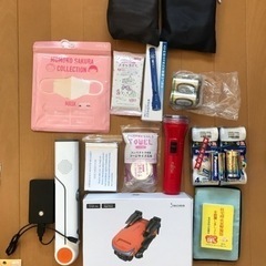 【お取引中】 ①ドローン　他、防災グッツ