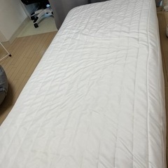 【1年前購入】無印良品の脚付シングルベッド【美品】