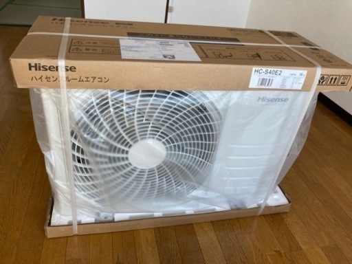 ★値下げしました★【新品】【未使用】【エアコン】★ハイセンス ★HA-S40E2 ★ダブルクリーンシステム◆主に14畳◆200V