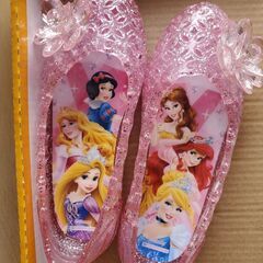 ディズニープリンセス　ガラスの靴風14～15cm