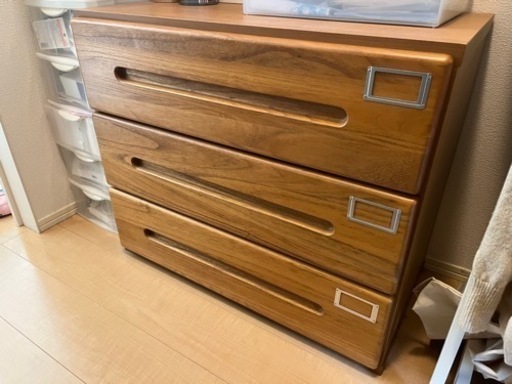 【美品】3段タンス