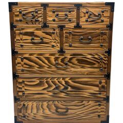 秋田杉 ミニ和ダンス 中