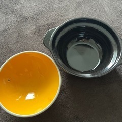 土鍋(オレンジ)の画像
