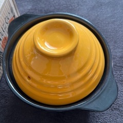土鍋(オレンジ)の画像