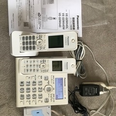 決まりました❗️コードレス電話機　Panasonic VE-GD...