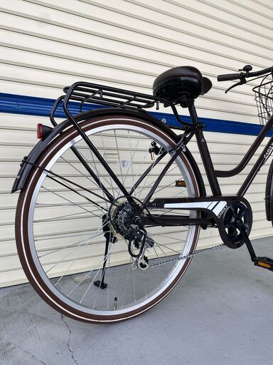 ★店頭にて試乗可★ J2704 シティサイクル自転車　ブラック ２６インチ クリーニング、簡易メンテナンス済み　【リユースのサカイ柏店】 中古自転車 　流山市 中古自転車 松戸市 中古自転車 我孫子市 中古自転車 船橋市 中古自転車 守谷市 中古自転車 取手市 中古自転車 ☆店頭にて試乗可☆ J2704 シティサイクル自転車 ブラック 26インチ