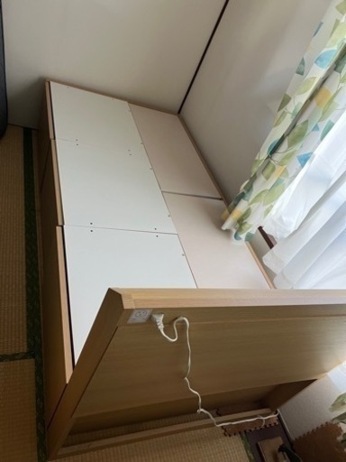 【値下げしました】ニトリ　チェスト付シングルベッド