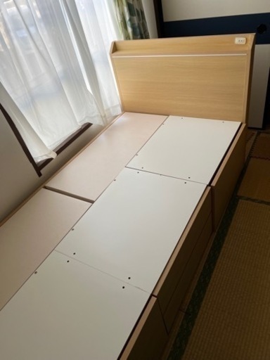 【値下げしました】ニトリ　チェスト付シングルベッド