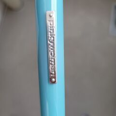 ジャンプ傘　水色　長傘　Pinky Wolmanの画像