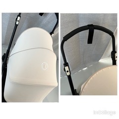 お取引き完了しました^ ^  バガブー  ビー3 bugaboo bee3 ベビーカーです。 色はブラックフレームのオフホワイトの画像
