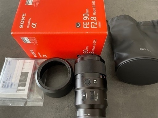 【美品】SONY FE 90F2.8 MACRO G OSS