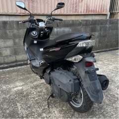 ヤマハ　マジェスティS ブラック　バイク　155ccの画像