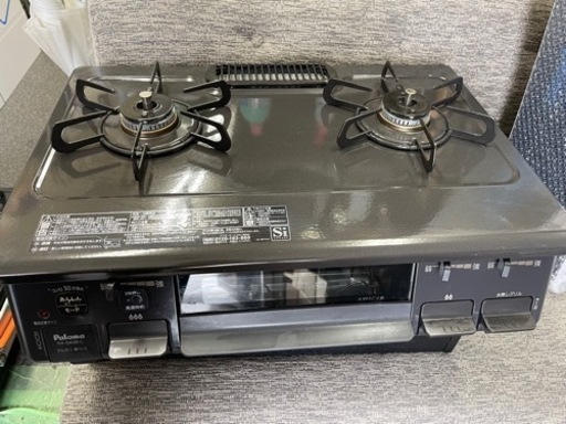 034 ★白石店★ グリル未使用！ パロマ PA-S42B-1L 2口 ガステーブル LPガス 2022年製 札幌市 白石区 ホームプラスリサイクル