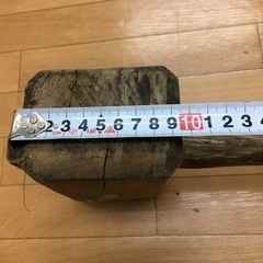木ハンマー　イタヤ　木づち　木の切槌　大工道具　ハンマー　の画像