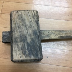 木ハンマー　イタヤ　木づち　木の切槌　大工道具　ハンマー　の画像