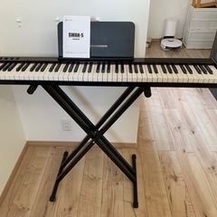 受渡予定者決定【新品・訳あり】SWAN-S 電子ピアノ　スタンド付き