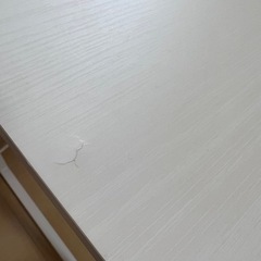流山市引取り歓迎★パソコンデスク 机 ホワイトウォッシュの画像