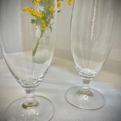 【新品未使用】 4℃メッセージペアビールグラスの画像