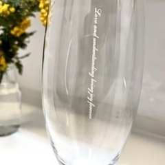 【新品未使用】 4℃メッセージペアビールグラスの画像